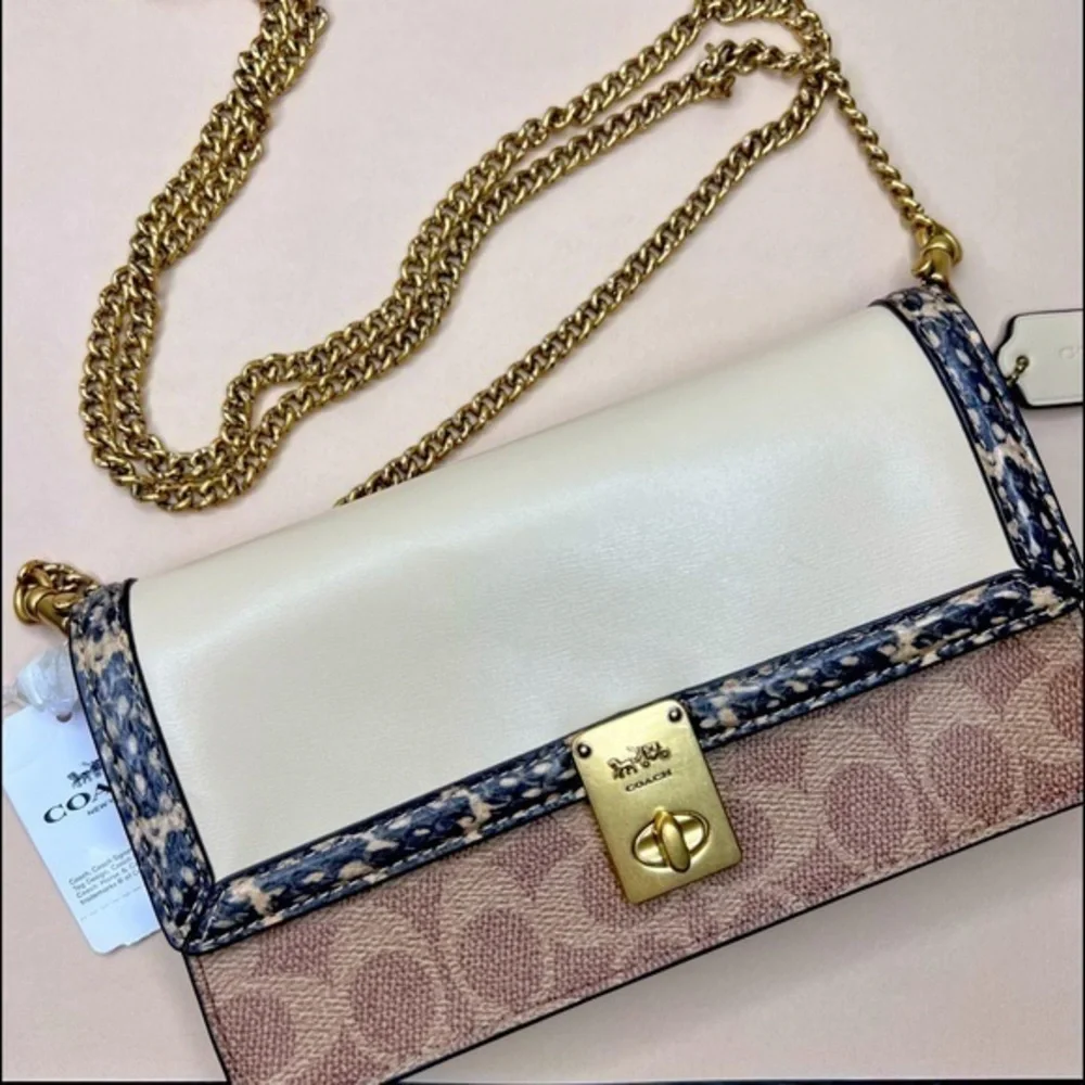 COACH Coated Canvas Signature Crossbody Bag NWT